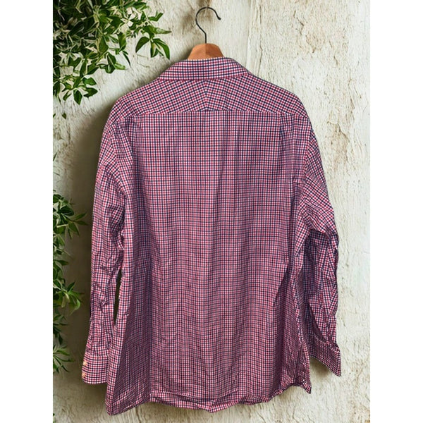 Charles Tyrwhitt Dress Shirt Non Iron Slim Fit Gingham Men's 18/35