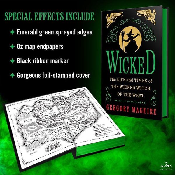 Wicked Collector's Edition Signed Gregory Maguire Deluxe Hardcover New Sealed