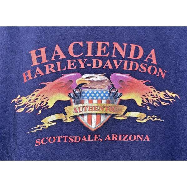 Harley Davidson Soaring Eagle Hacienda Scottsdale Arizona XL Biker T Shirt Tee