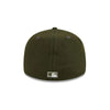 Los Angeles Dodgers New Era 59FIFTY Retro Crown Olive Fitted Hat 7 1/8 Wool NWT