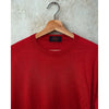 Brioni Roma Red 100% Cashmere Crewneck Sweater Men’s 2XL Made in Italy