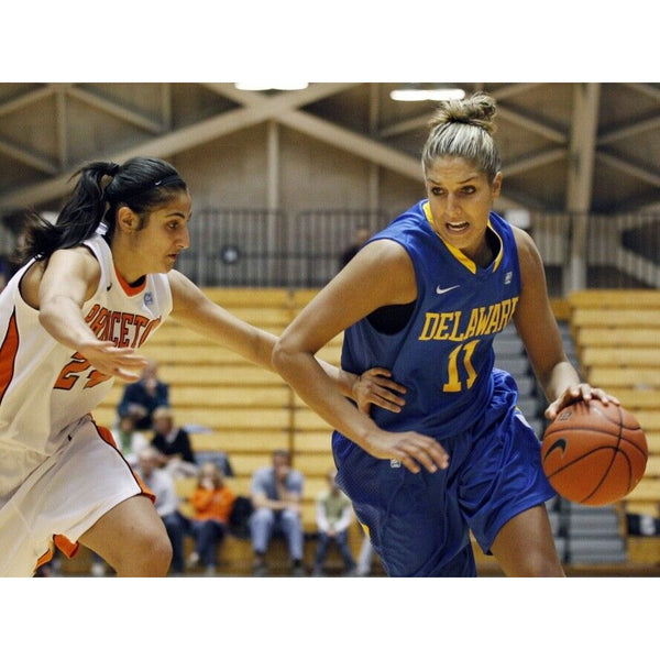 Elena Delle Donne 2021 Panini WNBA Prizm Auto Green Prizm Signatures #SG-EDD