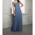 MGNY Madeline Gardner for NY by Mori Lee Dress 72419 Slate Sz. 16 (Sample)