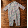 Ralph Lauren Baby Floral One Piece Romper Long Sleeve Pink Blue 3M Infant
