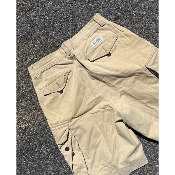 Polo Ralph Lauren Cargo Shorts Mens 31 Khaki Polo 67 Twill Utility Y2K