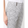 Peserico Graphic-Print Cropped Trousers Size 52 EU 16 US