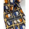 Ermenegildo Zegna 100% Silk Tie Apple Pattern Made in Italy