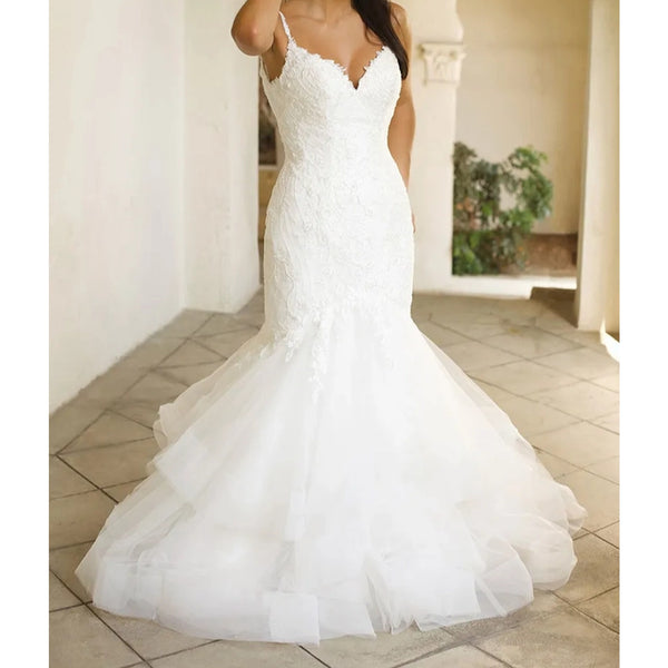 Stella York 7589 Sparkly Fit-and-Flare Wedding Dress Sz. 14 (SAMPLE)