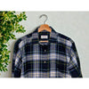 Viyella Scotland Wool Cotton Plaid Shirt Black Watch Tartan Men’s M Vintage EUC