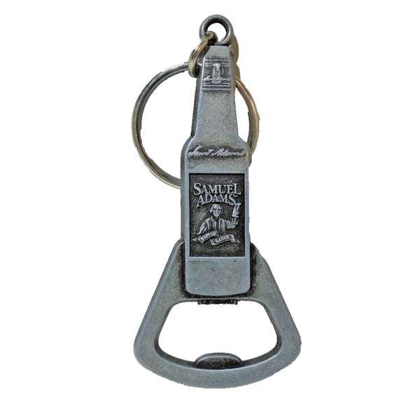 Samuel Adams Boston Lager Pewter Bottle Opener/Keychain Made in U.S.A.