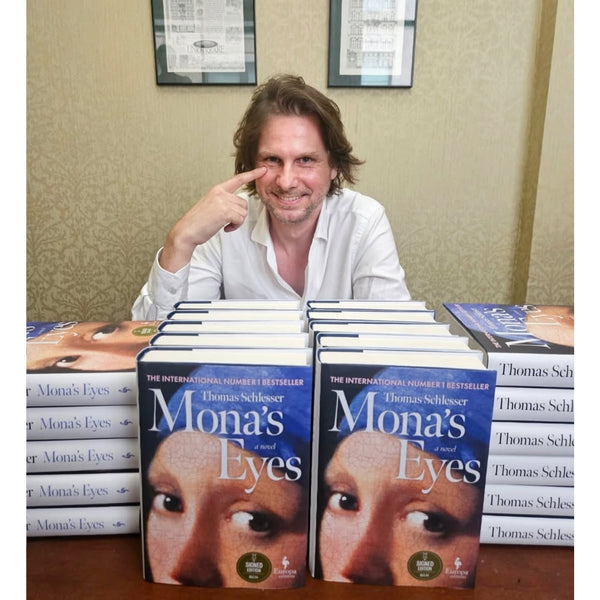 Mona’s Eyes Signed Hardcover Thomas Schlesser 2025 B&N Book of the Year New