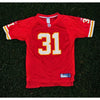 Kansas City Chiefs Priest Holmes #31 Reebok NFL Jersey Youth XL 18/20 Red EUC