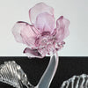 Waterford Fleurology Lavender Rose Crystal Sculpture 14.75" Jeff Leatham NIB