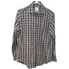 David Donahue Toast Brushed Plaid Shirt Mens M MSRP $165