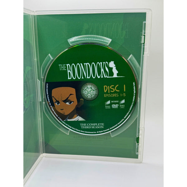 The Boondocks: The Complete Third Season (DVD, 2010, 3-Disc Set) EUC