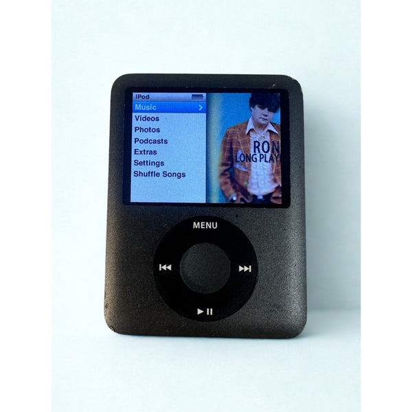 Apple iPod Nano 3rd Gen 8GB Black A1236 MP3 Music Player Tested Works Loaded