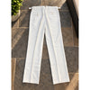 Polo Ralph Lauren Cream Linen Cotton Pinstripe Pleated Trousers Pants 34x32