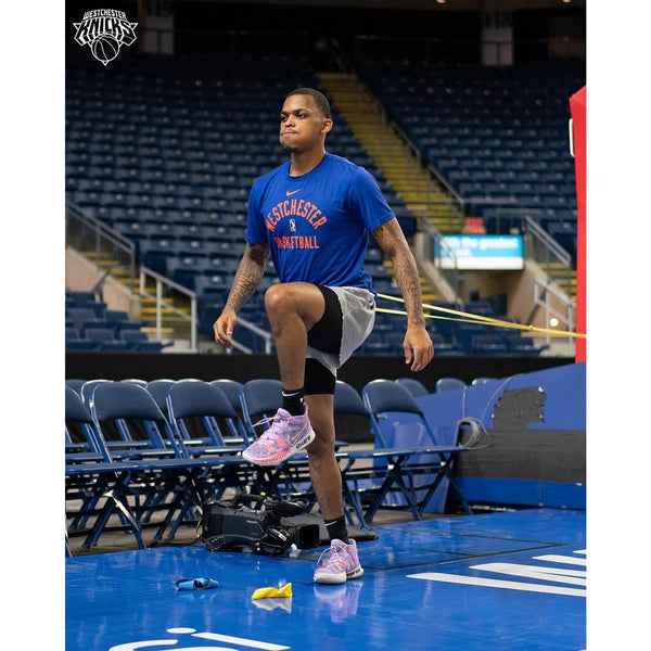 Westchester Knicks NBA G-League Nike Team Issued Practice Warm Up Shirt Sz. LT