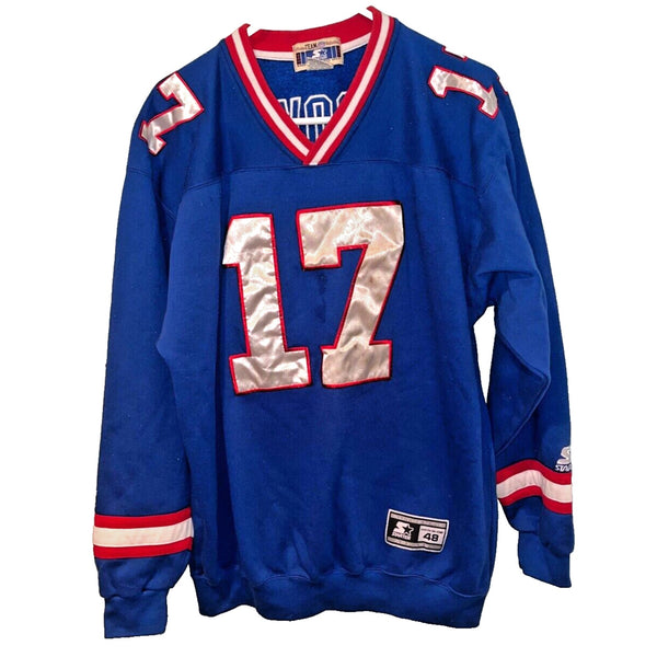 New York Giants Dave Brown L/S Sweater Jersey Starter Mens Size L 48 Vintage