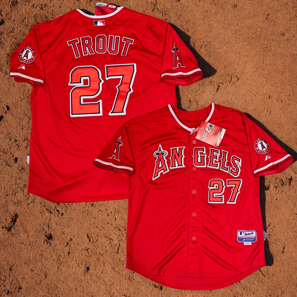 Mike Trout Los Angeles Angels Rookie Era Jersey 50 Majestic Authentic Deadstock