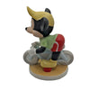 Walt Disney Mickey Mouse Statue Riding Bicycle Figurine 4” Taiwan