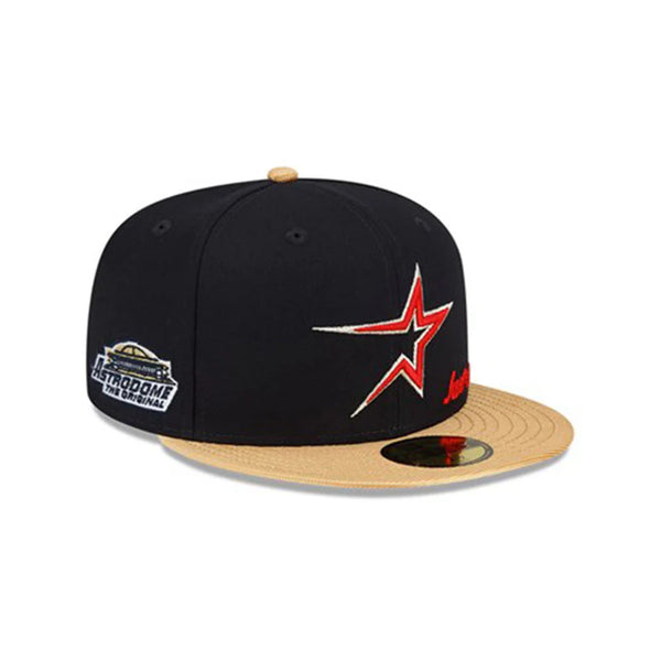 Houston Astros "Astrodome" Navy 59FIFTY New Era x Just Don Fitted Hat 7 1/8