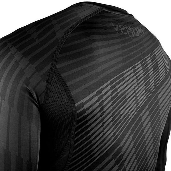 Venum Plasma Rashguard Compression Shirt Mens 2XL Black NWT MMA BJJ UFC Gym