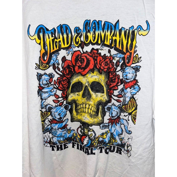 Grateful Dead Dead & Company Final Tour 2023 T-Shirt Men's L Authentic Tee