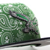 Philadelphia Eagles 75 Years New Era 59FIFTY Paisley Green Fitted Hat Sz 7 1/2