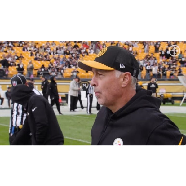 Pittsburgh Steelers Nike Team Issued Sideline Lockup Performance 1/4 Zip Top L