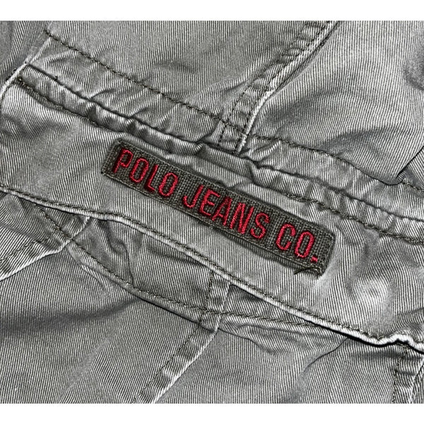 Polo Jeans Co Ralph Lauren Cargo Shorts 29 Freighter Gray Y2K Gorpcore
