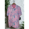 Birdie Bound Polo XL NWT Pastel Palms Floral Golf Shirt UPF 50 Stretch