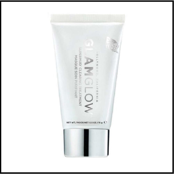 GlamGlow SuperMud Clearing Treatment Face Mask 0.5oz Travel Size Tube SEALED