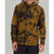 Lululemon Mens M Textured Tech Hoodie Diamond Dye Gold Spice Black Pullover