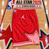 NBA 2020 All Star Jordan Swingman Shorts Red Size 42 XL Chicago Nike Rare