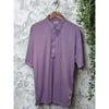 Collars & Co XL Purple Performance Polo Semi-Spread Dress Collar Golf Shirt EUC