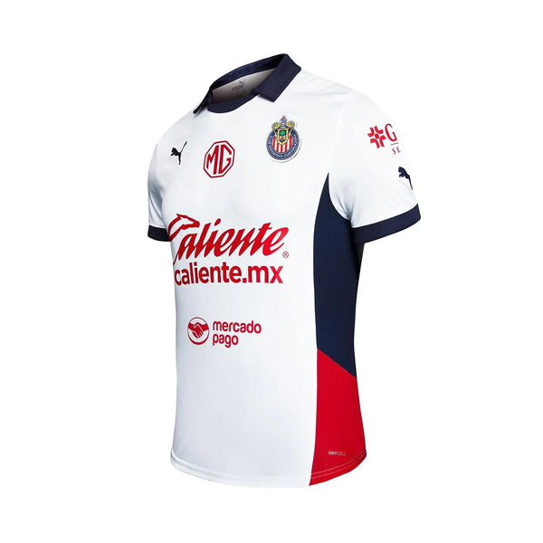 Puma Men’s Chivas de Guadalajara 2024/25 Authentic Away Jersey Red/White Sz. XL