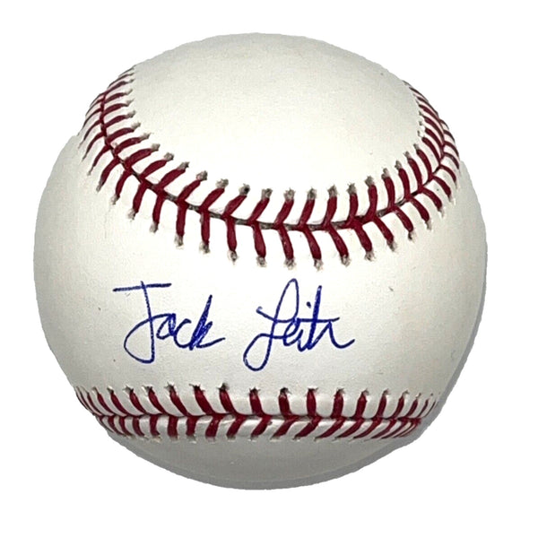Jack Leiter Signed Official MLB Baseball Texas Rangers Full Rookie Signature
