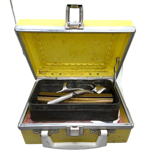 Vintage Barber Hand Held Hair And Beard Clipper And Scissors Set