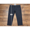 Loro Piana Women’s Cotton Stretch Slim Pants Black Italy Sz 48 US 12 36x26