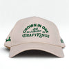 Huega House DraftKings Crown In One Golf Snapback Hat Beige Streetwear OSFA