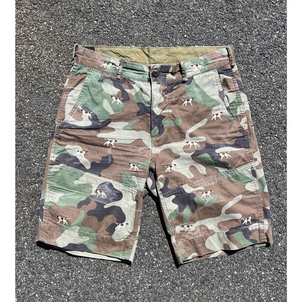 Polo Ralph Lauren Sportsman Camo Hunting Dog Shorts Men’s 30 Vintage Classic