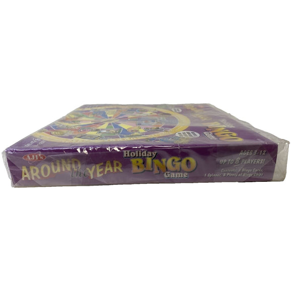Vintage Jewish Holidays 1999 Around the Year Holiday Bingo Game AJI’s 8 Players