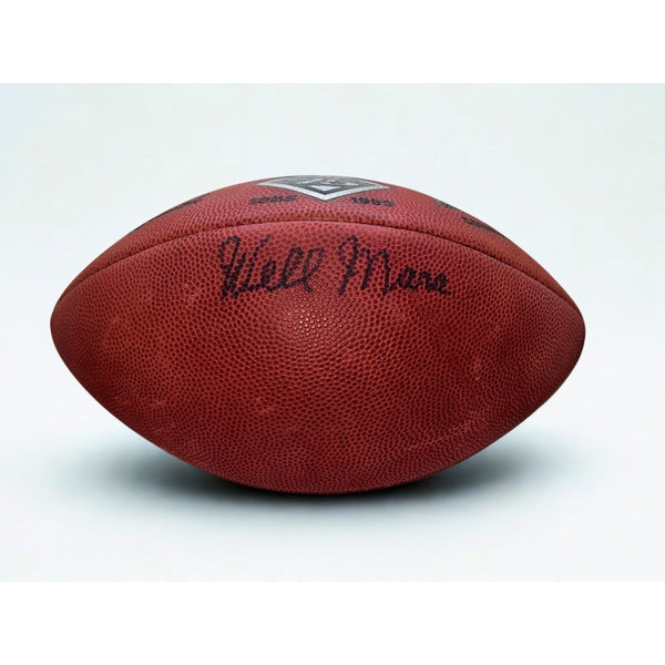Wellington Mara Signed NY Giants 75th Anniversary Official Wilson NFL Game Ball