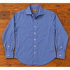 Gitman Bros Dress Shirt Men's 15.5 33 Blue Tailored Fit Cotton USA Made