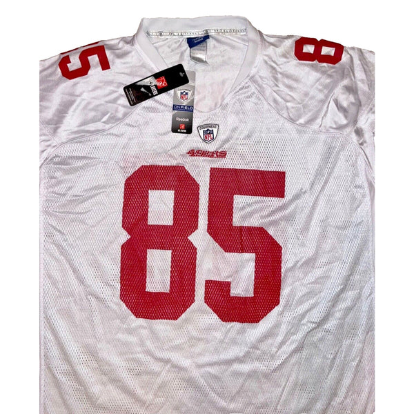 San Francisco 49ers Vernon Davis Reebok Authentic Jersey 2XL NWT Y2K Deadstock