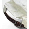 Polo Ralph Lauren White Leather Strap Dad Hat Vintage Blank Cap Rare Preppy