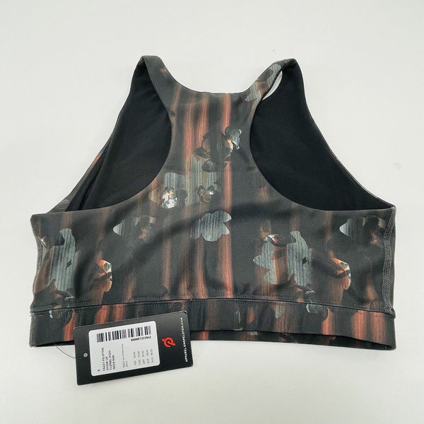 PELOTON Show Up Floral High Neck Sports Bra Size Small NWT