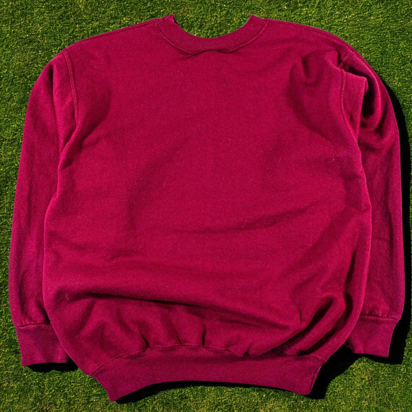 Washington Redskins Sweatshirt L Team Rated 90s NFL Burgundy Crewneck USA VNTG