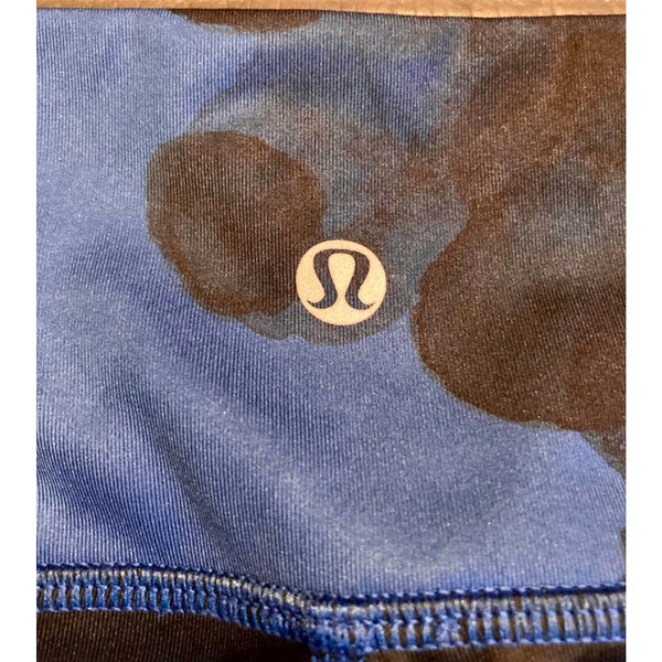 Lululemon Wunder Under Pant Full-On Luxtreme Jumbo Inky Floral Black Inkwell 6